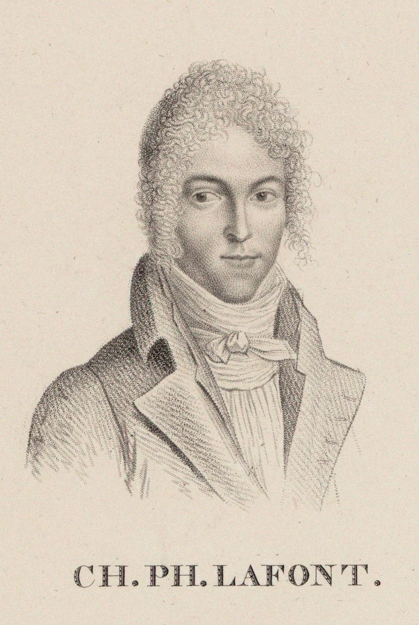 Porträt des Geigers und Komponisten Charles Philippe Lafont 1781-1839 von Hilaire Ledru