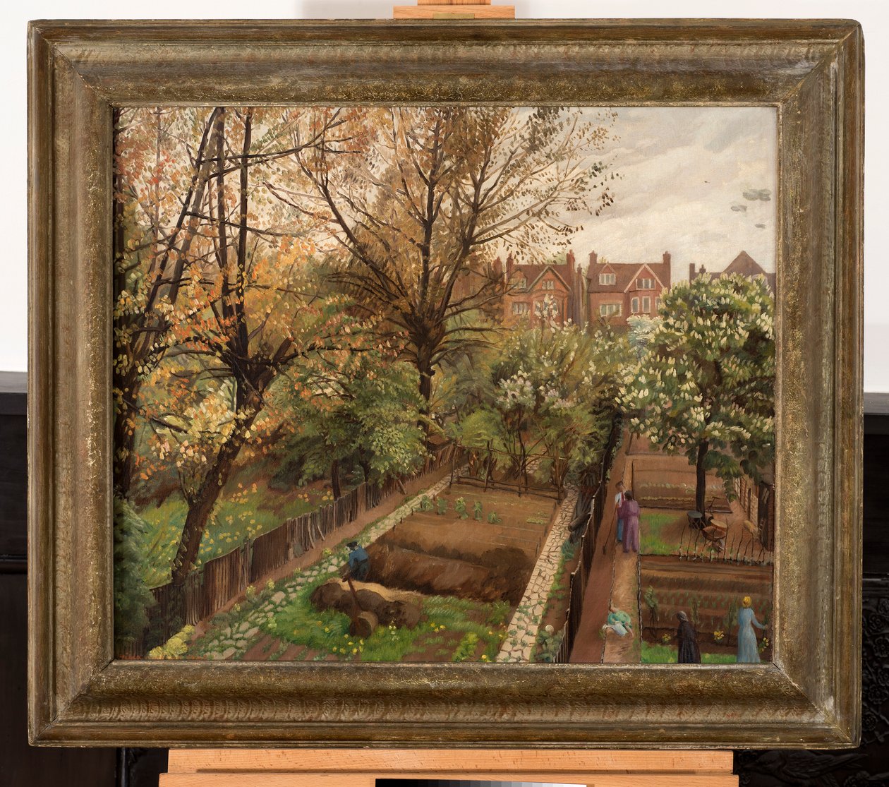 Kriegszeitgarten, Finchley Road, Hampstead von Hilda Carline
