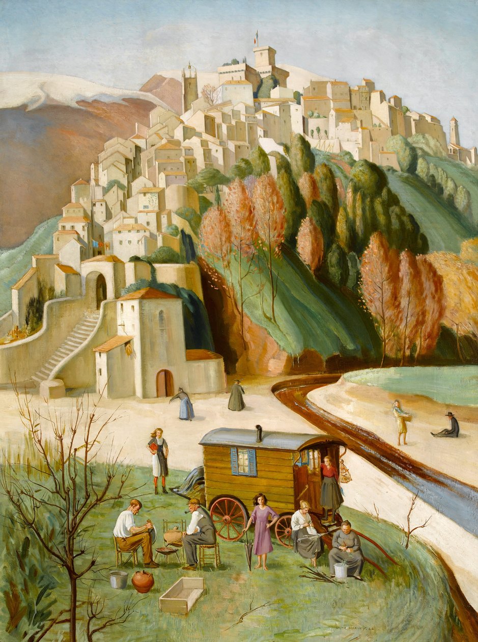 Cagnes Sur Mer, die Französische Riviera, 1922-46 von Hilda Mary Harvey
