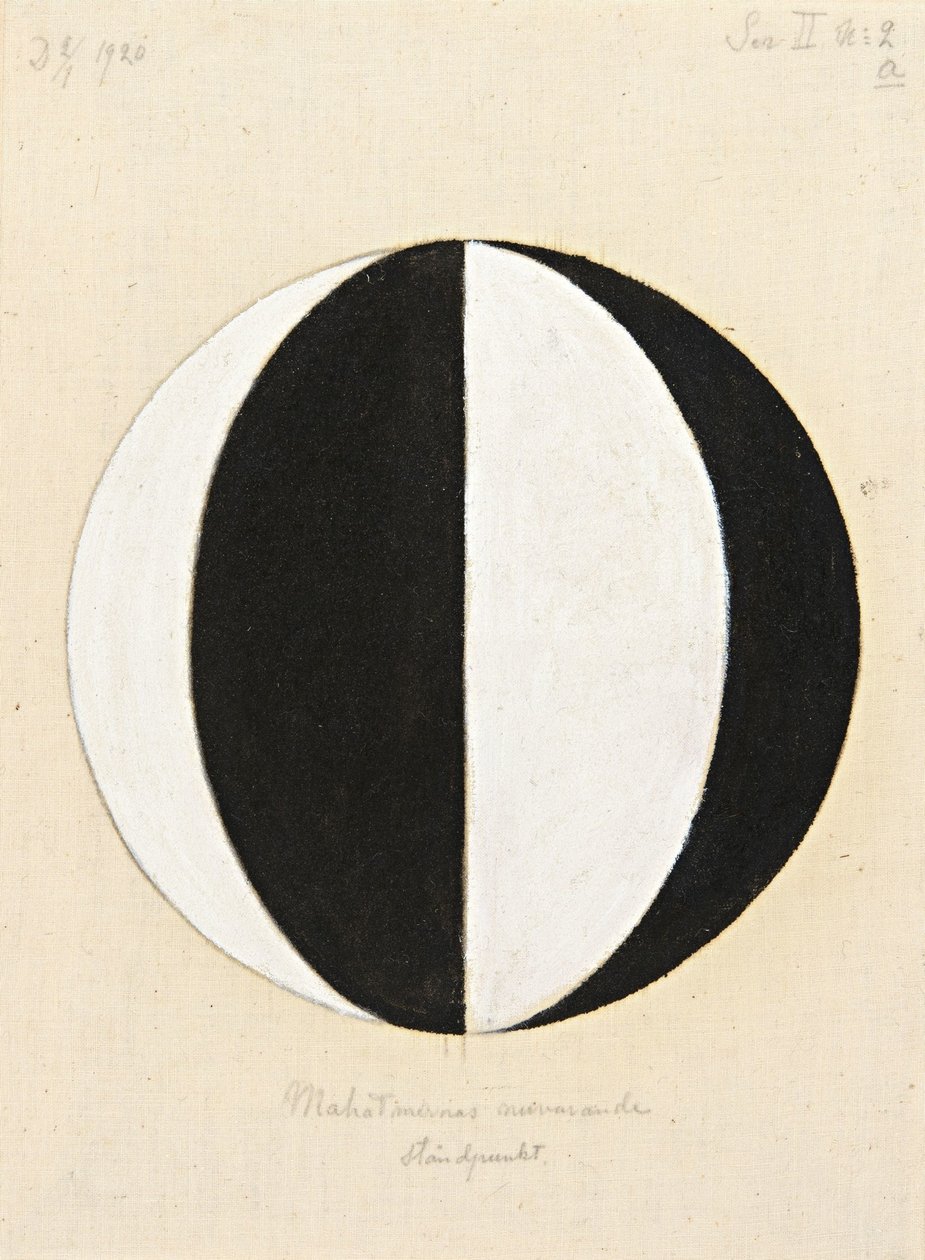 Der aktuelle Standpunkt der Mahatmas, 1920 von Hilma af Klint