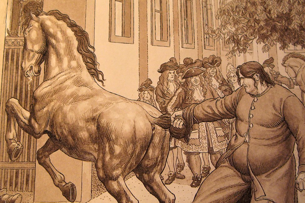 Illustration für das Buch Martin Krpan von Hinko Smrekar