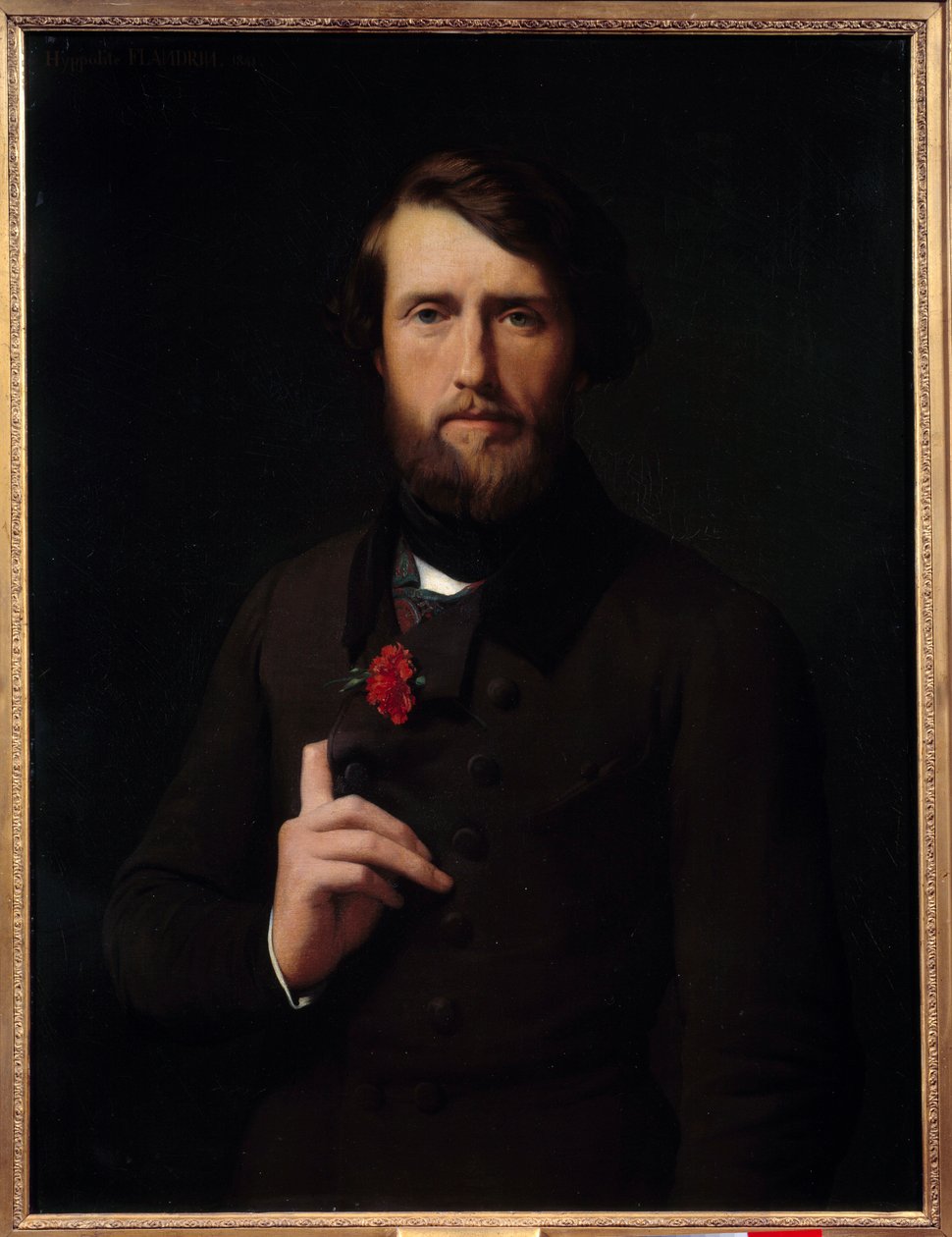 Porträt des Grafen Felix von Arjuzon von Hippolyte Flandrin