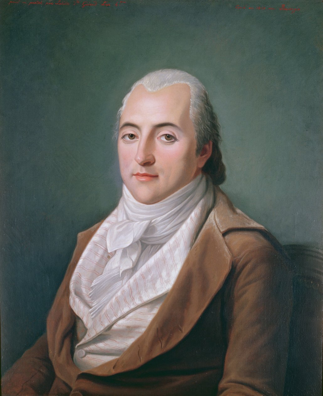 Porträt von Claude Henri de Rouvroy, Graf von Saint-Simon, im Alter von 35 Jahren, 1848 von Hippolyte Ravergie