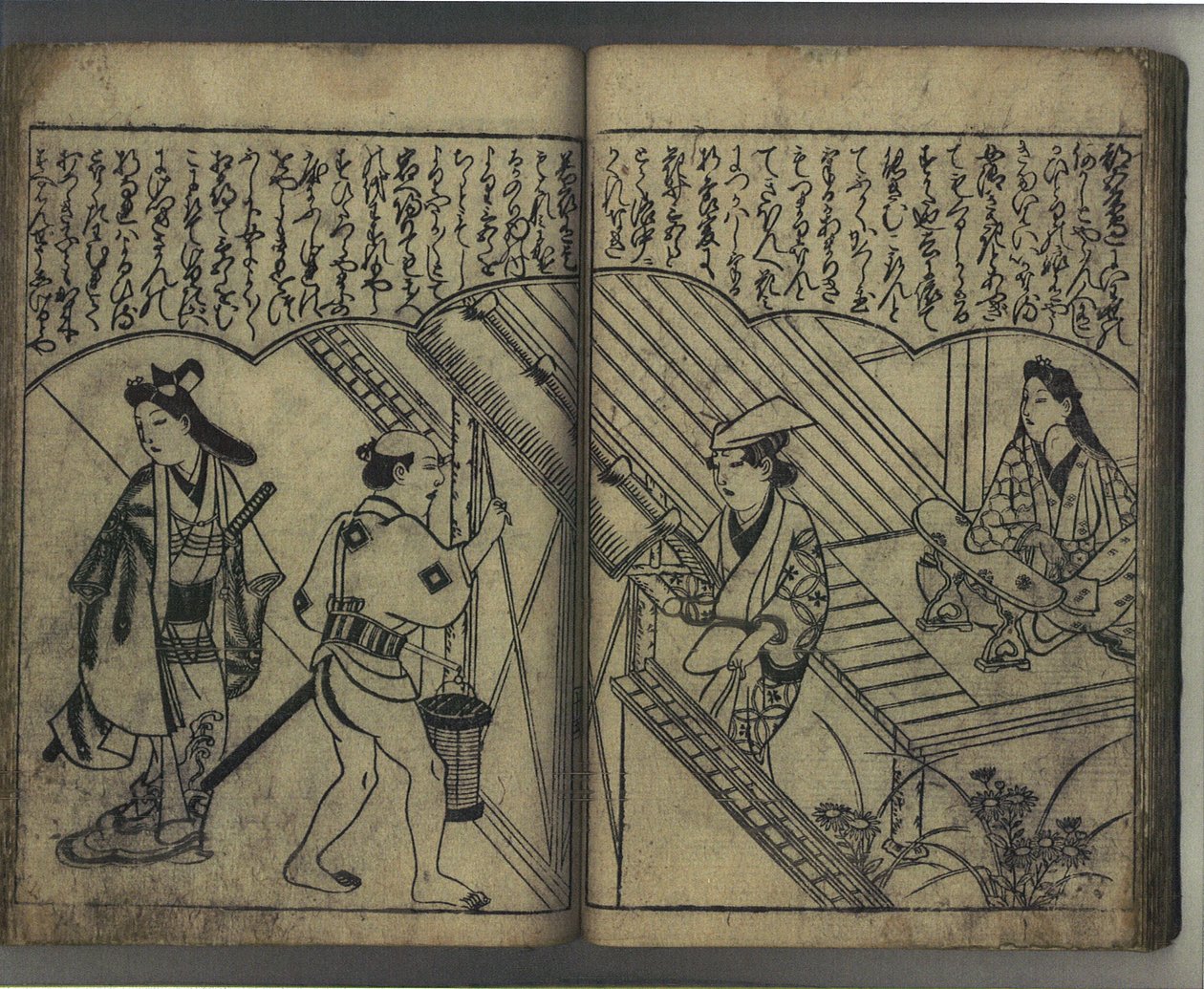 Vergnügen mit den Schönheiten Japans (Wakoku bijin asobi) von Hishikawa Moronobu