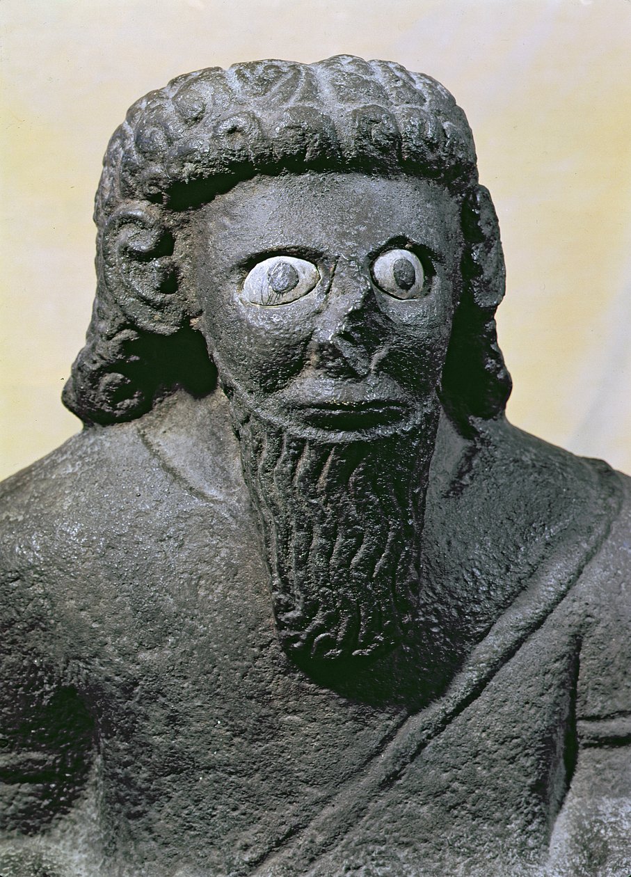 König Hadad, aus dem Palast von Tell Halaf, Syrien