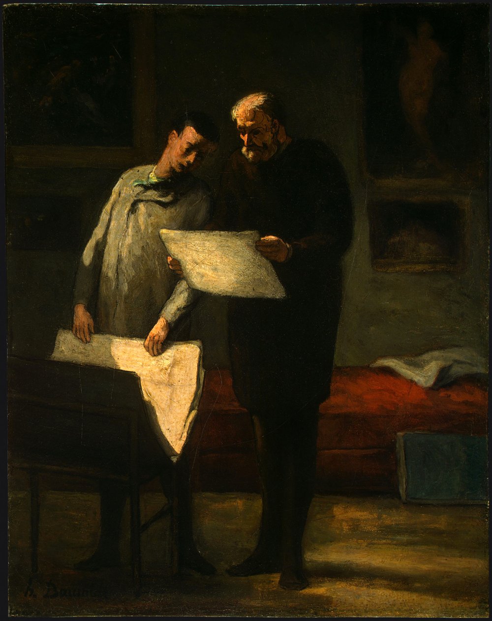 Ratschläge für einen jungen Künstler von Honoré Daumier