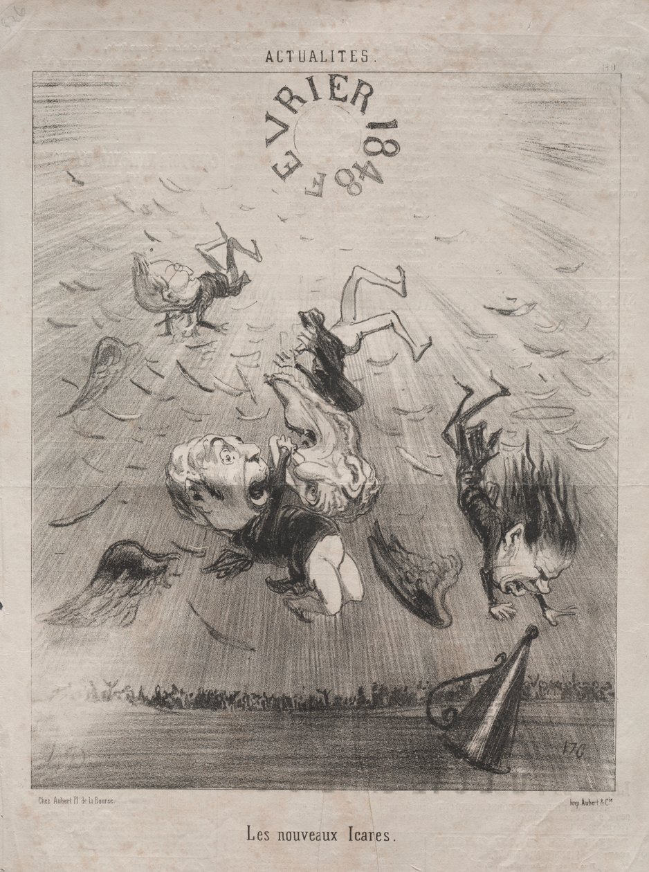 Aktualitäten (Nr. 140): Der neue Ikarus von Honoré Daumier