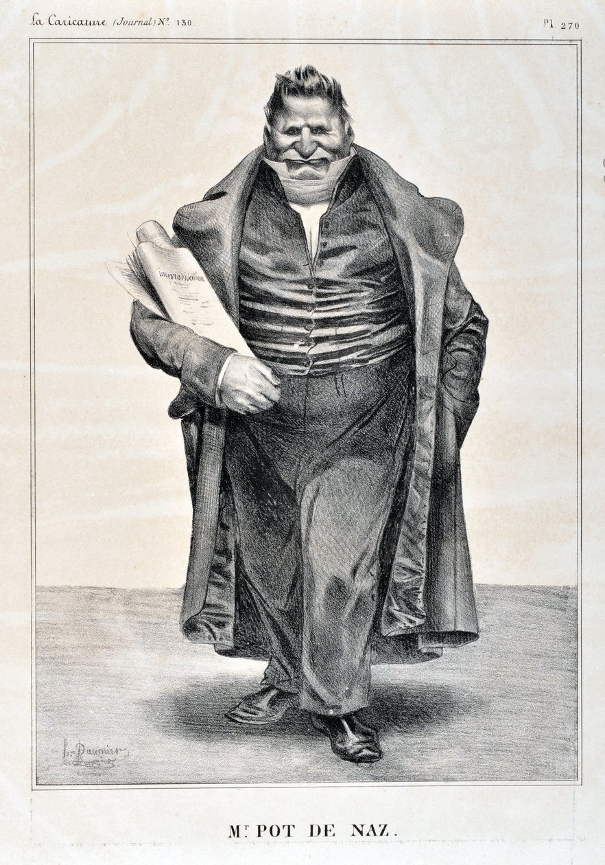 M. Pot de Naz von Honoré Daumier