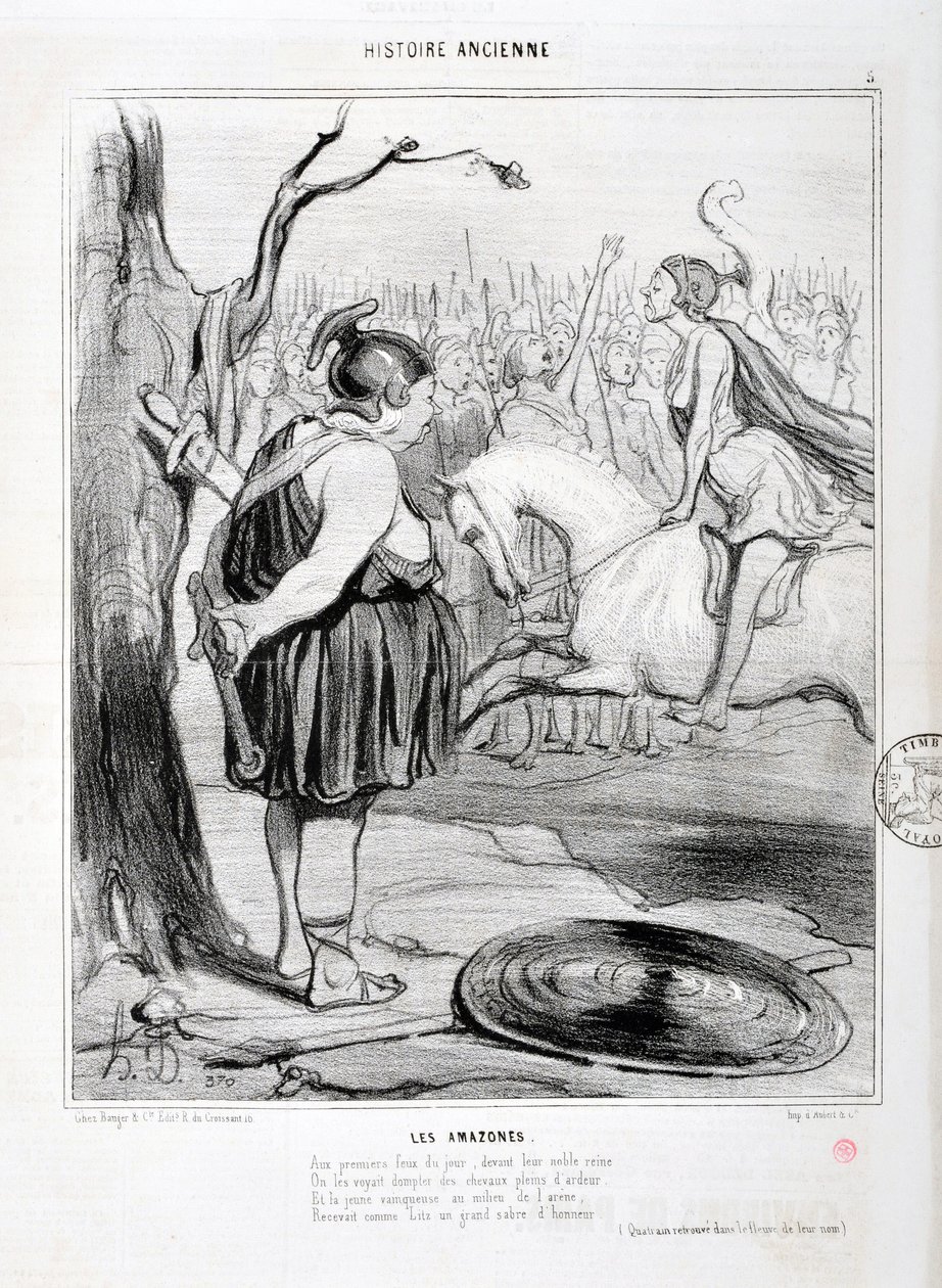 Die Amazonen von Honoré Daumier