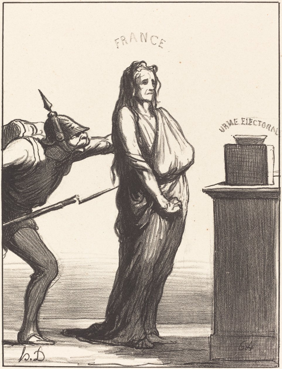 Was einige Zeitungen nennen würden... von Honoré Daumier