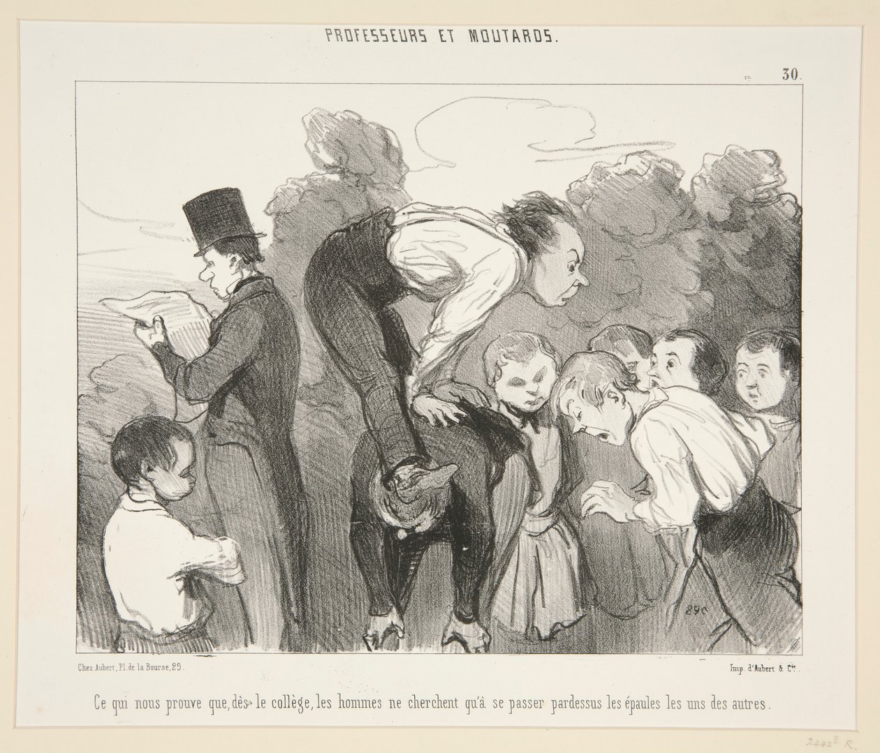 Ce qui nous prouve que, des le college von Honoré Daumier