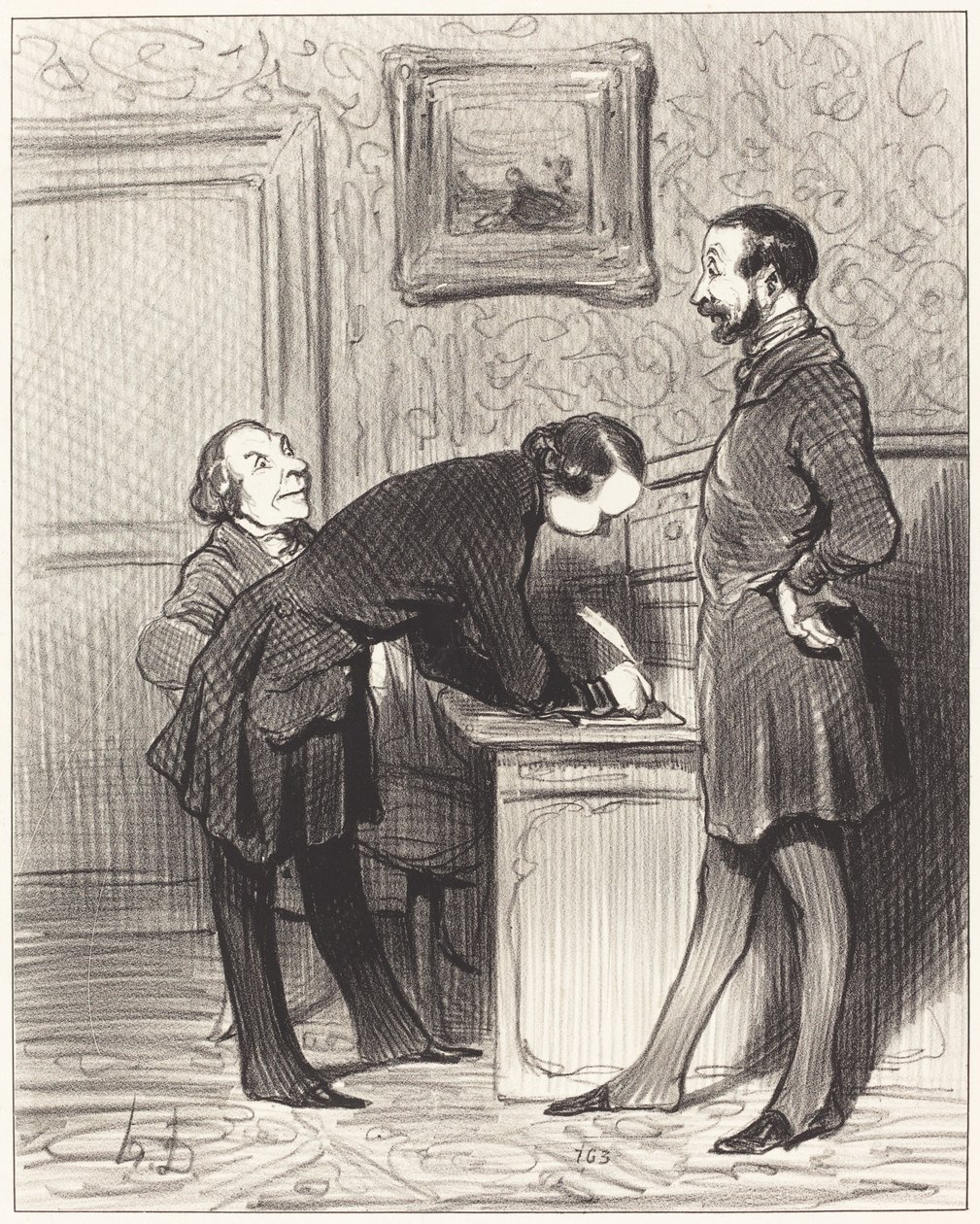 Es ist gut, weil es dein Freund ist... von Honoré Daumier
