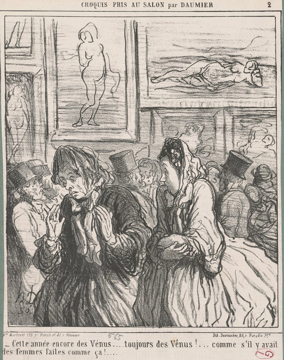 Dieses Jahr noch Venus von Honoré Daumier