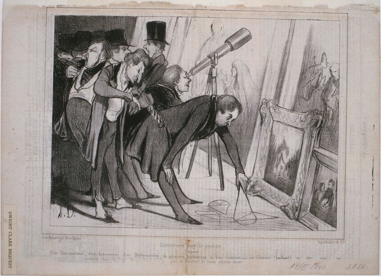 Berühmte Jury der Malerei von Honoré Daumier