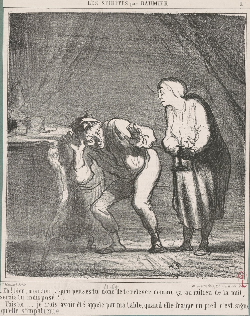 Nun ... mein Freund, woran denkst du? ... von Honoré Daumier