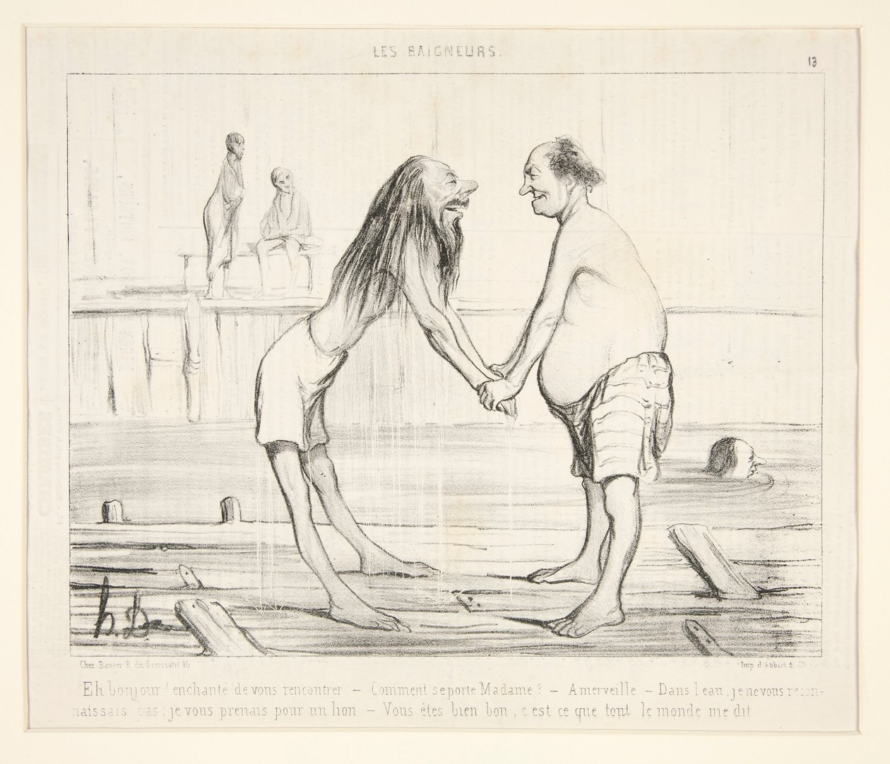 Eh bonjour! Enchanté de vous rencontrer von Honoré Daumier