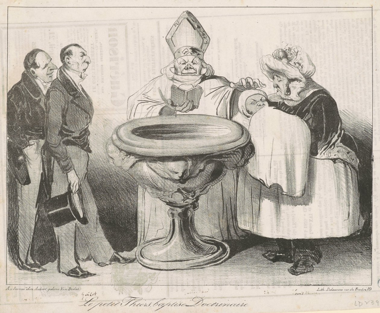 Der kleine Thiers, getauft als Doktrinär von Honoré Daumier