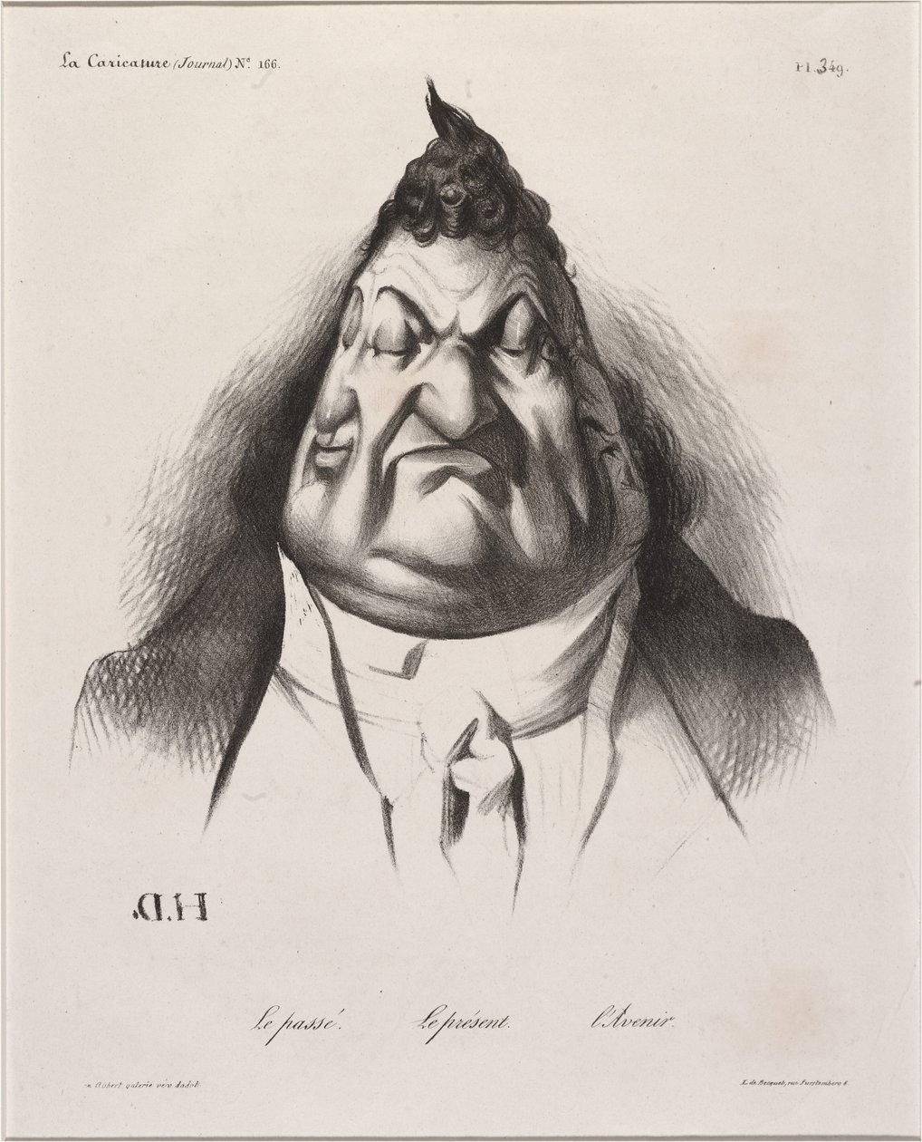 Die Vergangenheit - Die Gegenwart - Die Zukunft von Honoré Daumier