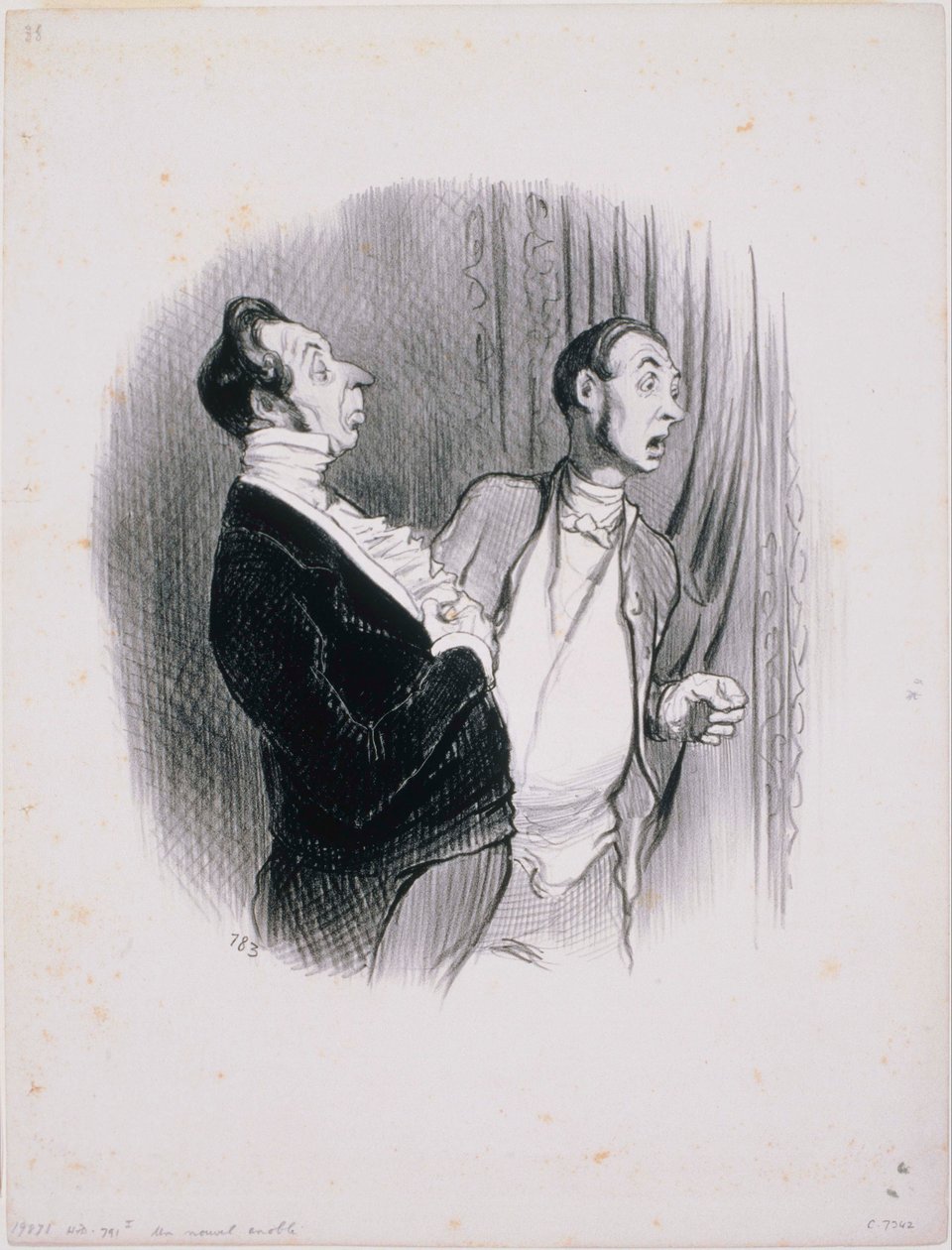 Die schönen Tage des Lebens: Ein neuer Adeliger von Honoré Daumier