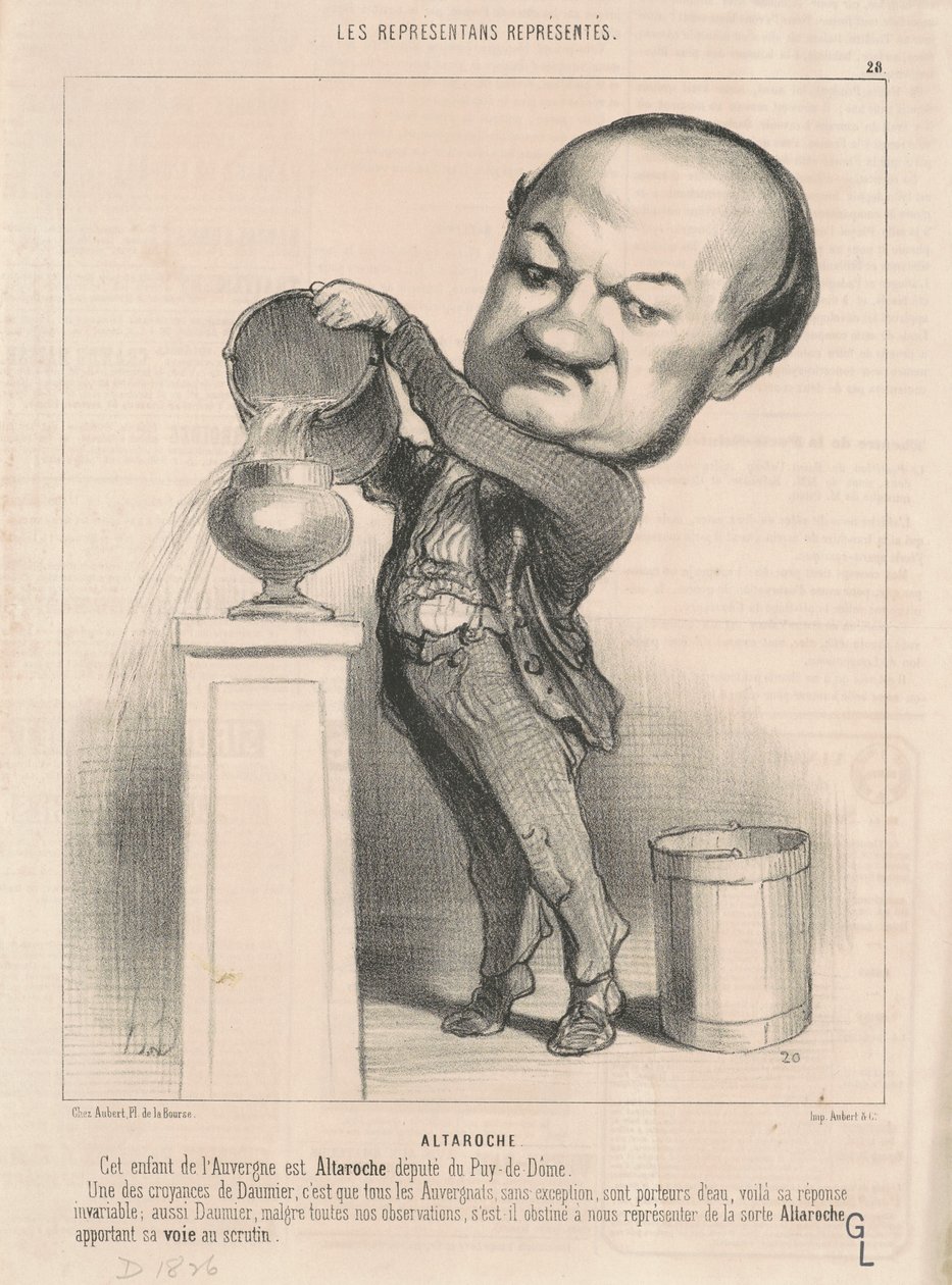 Marie Michel Altaroche von Honoré Daumier