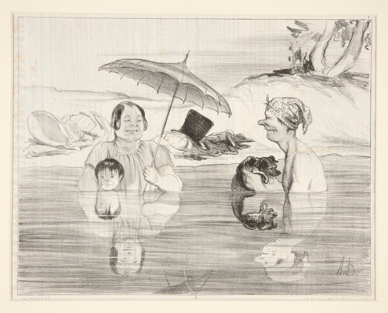 Mme. Greluche: Oh Gustave, dass von Honoré Daumier