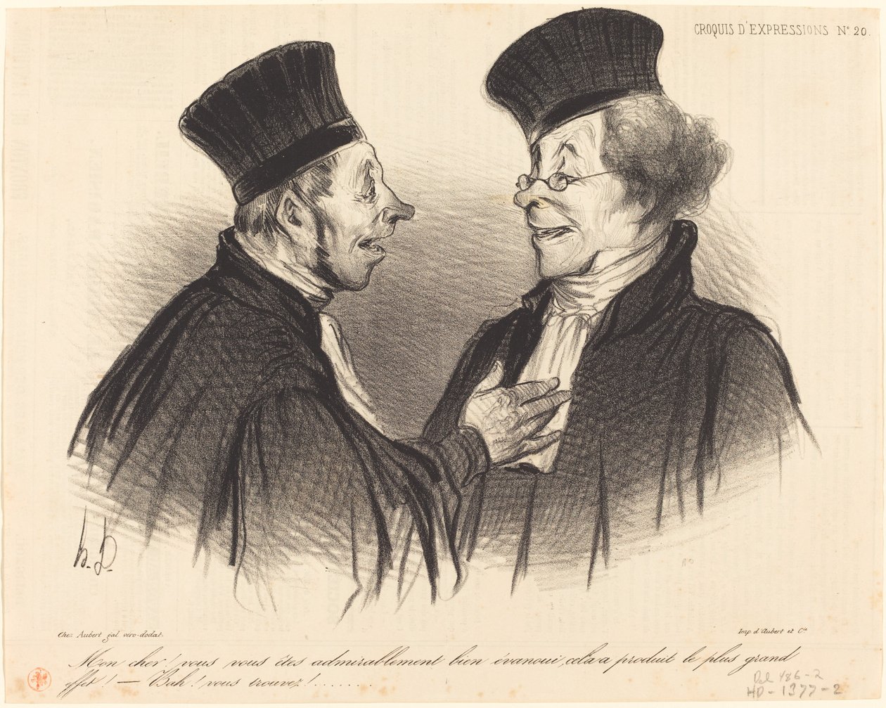 Mein Lieber! Sie haben sich wunderbar... ohnmächtig... von Honoré Daumier