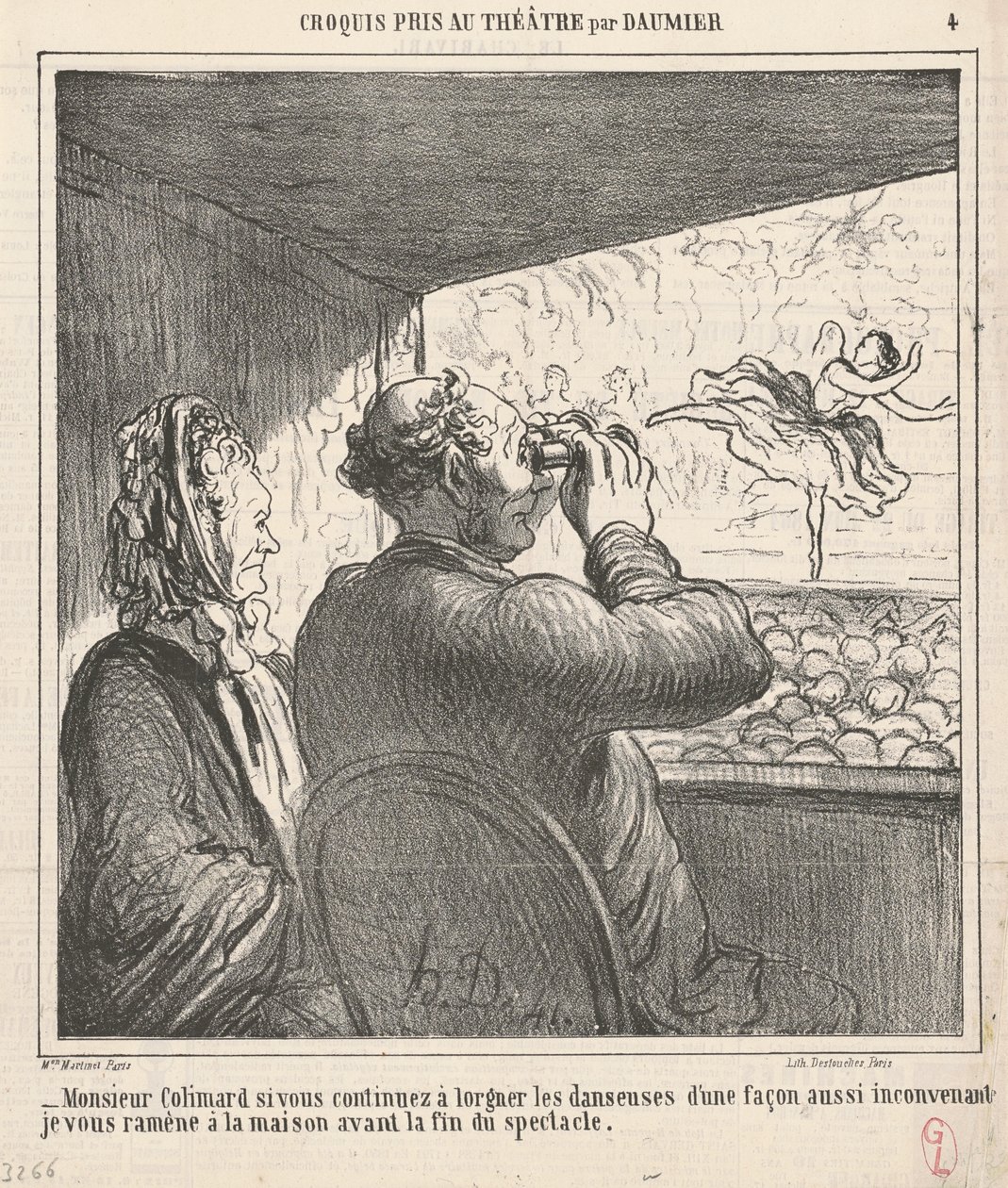 Herr Colimard, wenn Sie weitermachen ... von Honoré Daumier