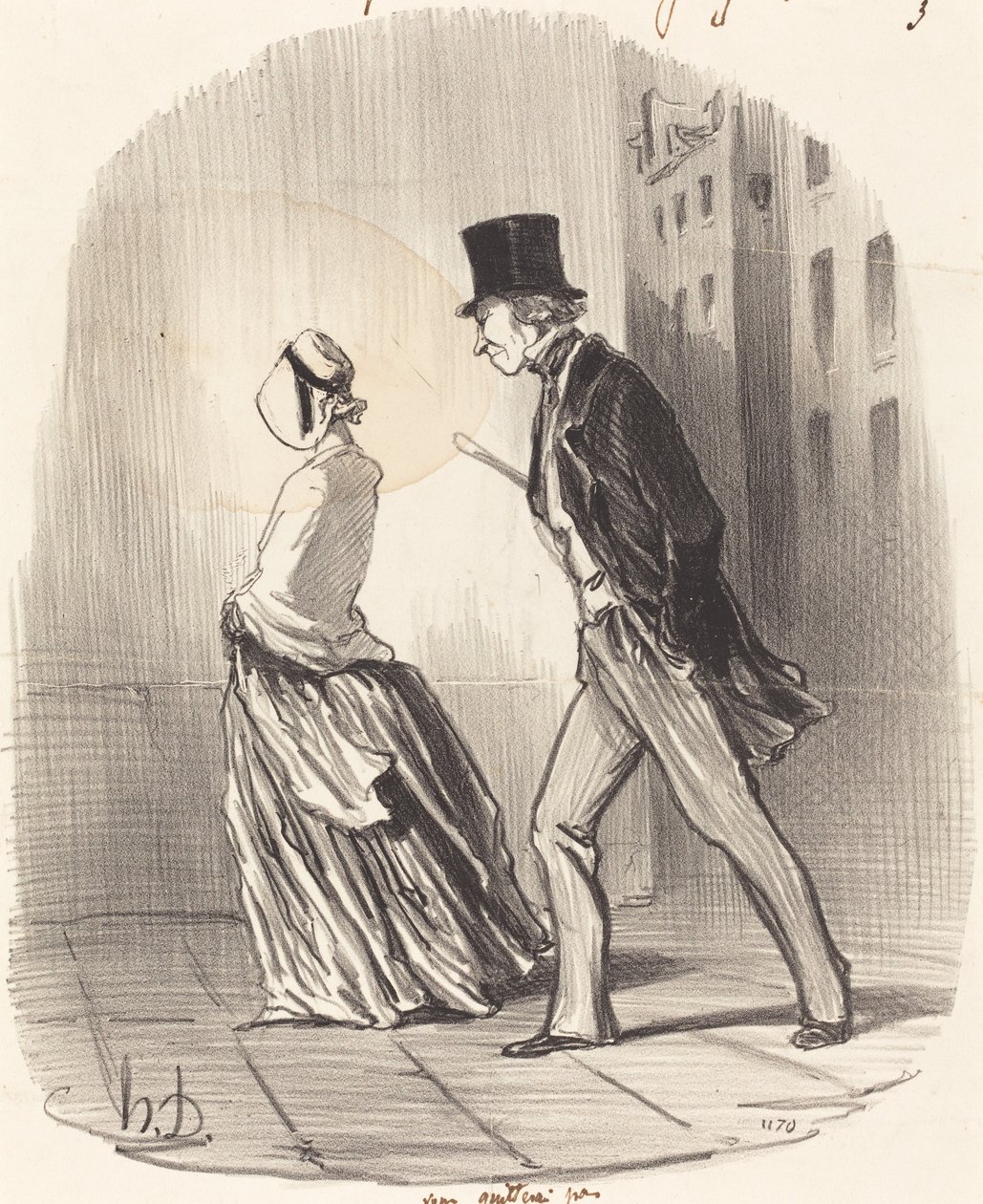 Nein, Madame, ich werde Sie nicht verlassen... von Honoré Daumier