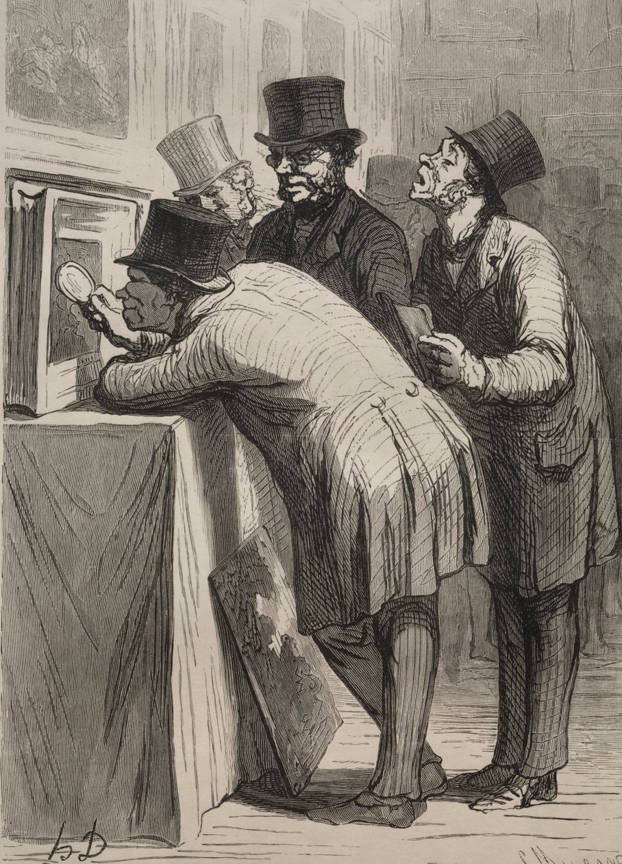 Der Auktionsraum: Der Amateur von Honoré Daumier