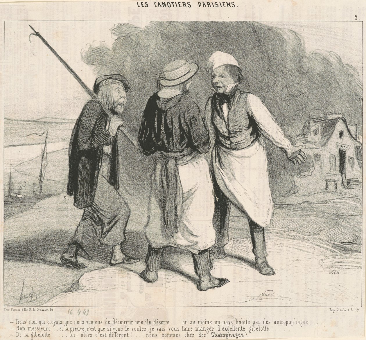 Schau! Ich dachte, wir hätten gerade entdeckt... von Honoré Daumier