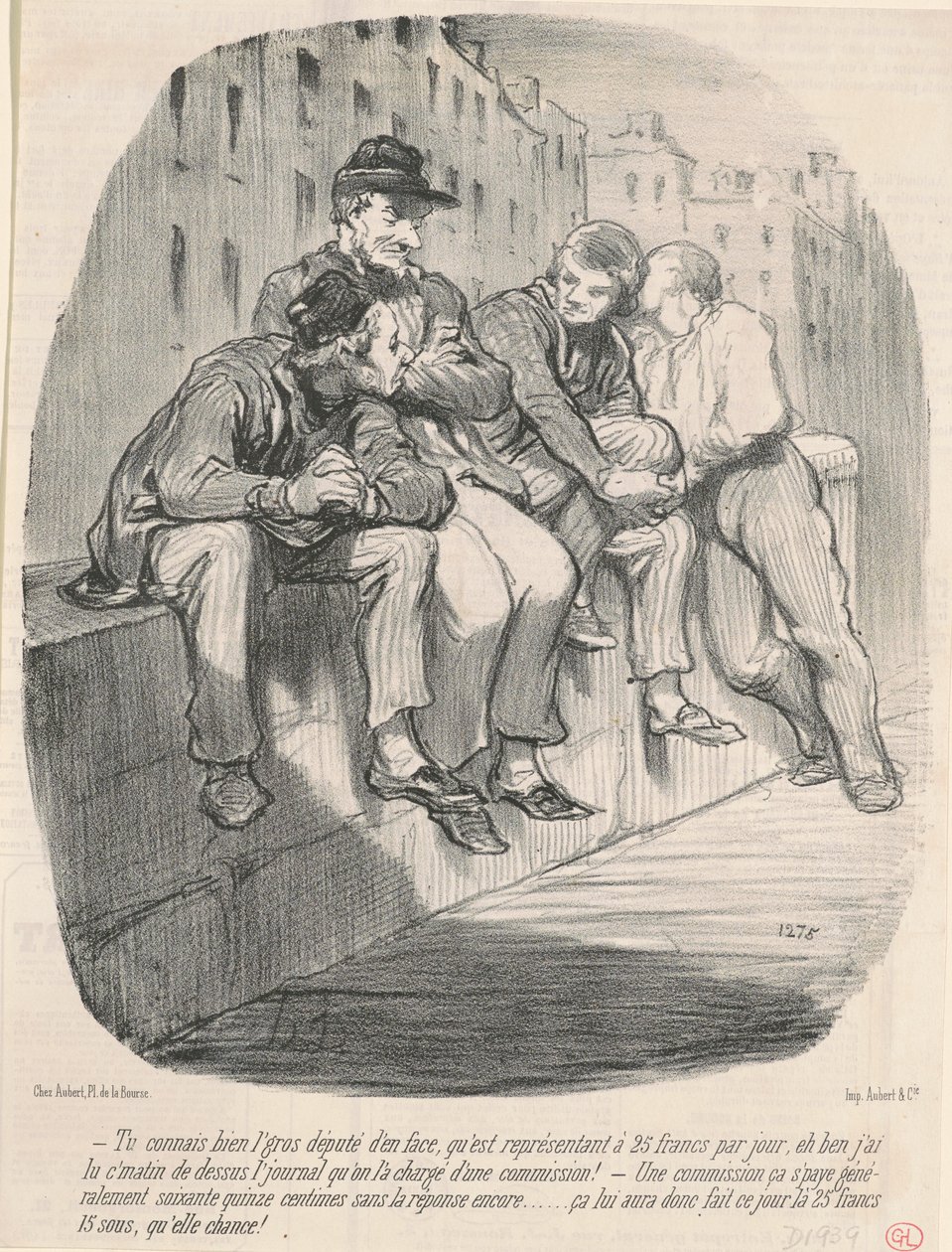 Du kennst den dicken Abgeordneten von gegenüber gut... von Honoré Daumier