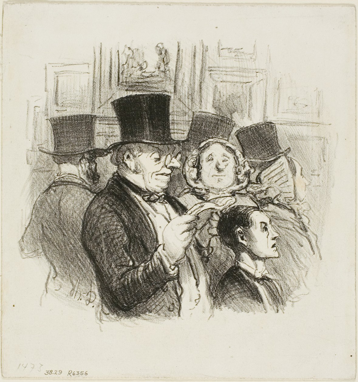 Ein Besuch im Salon von Honoré Victorin Daumier