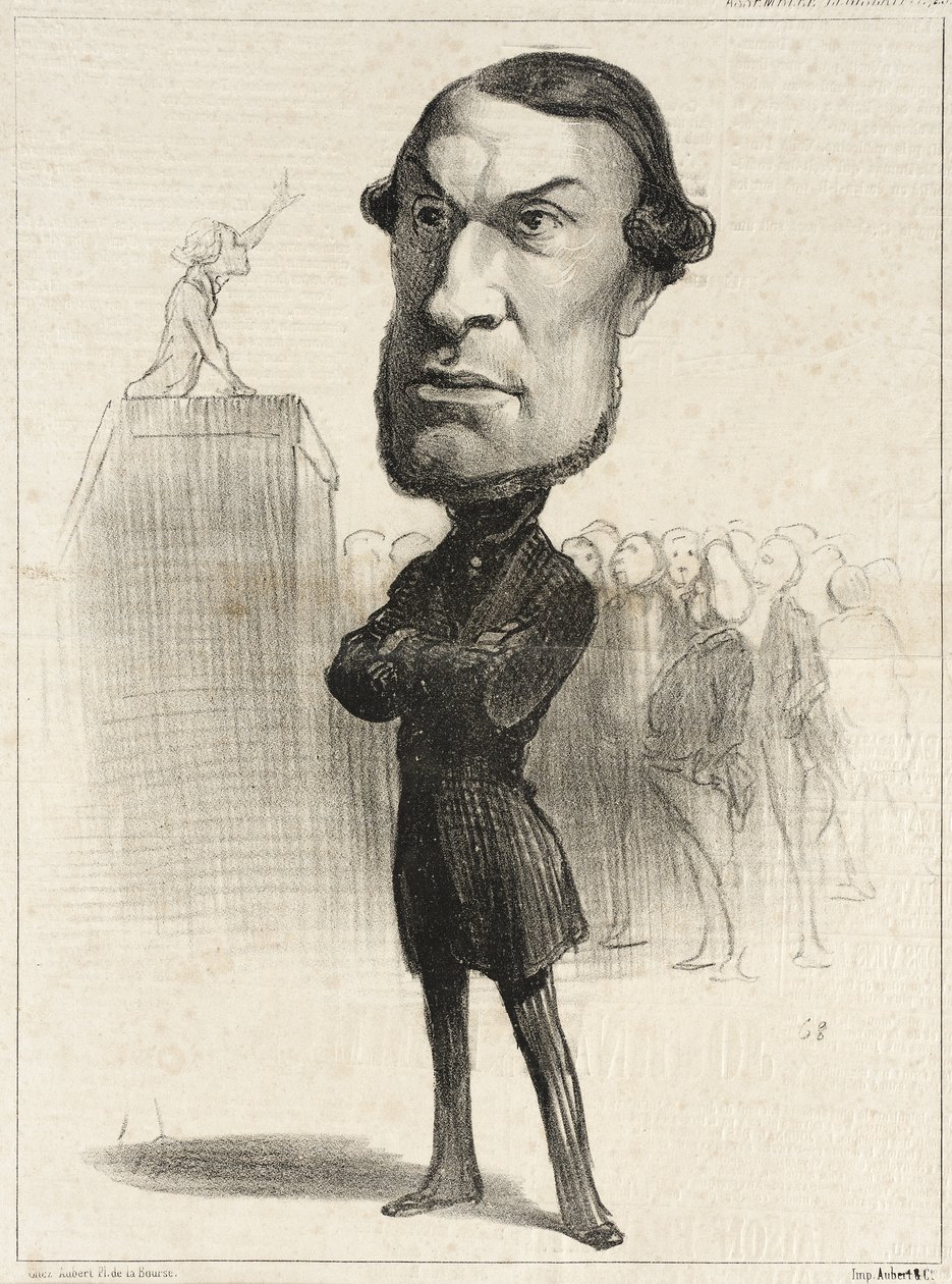 Achille Fould von Honoré Daumier