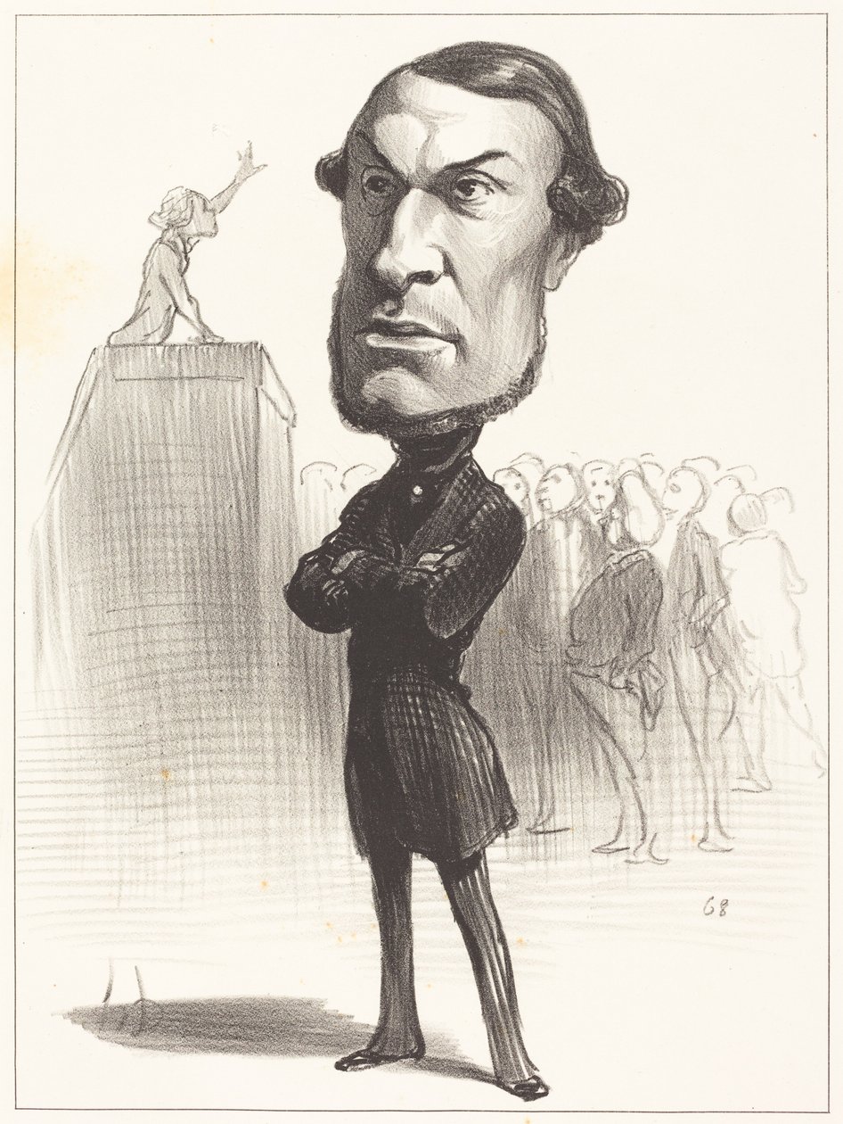 Achille Fould von Honoré Daumier