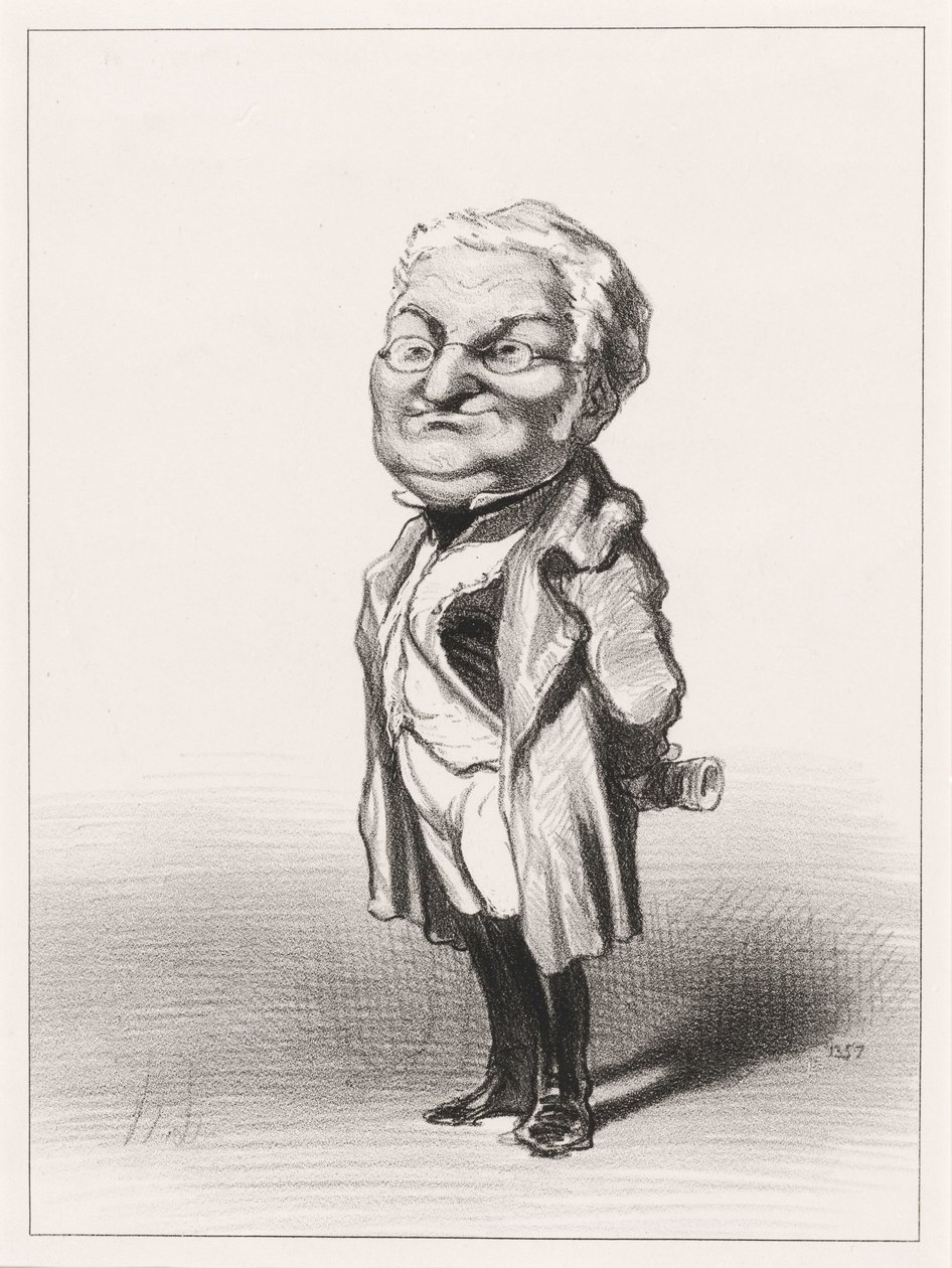 Adolphe Thiers von Honoré Daumier