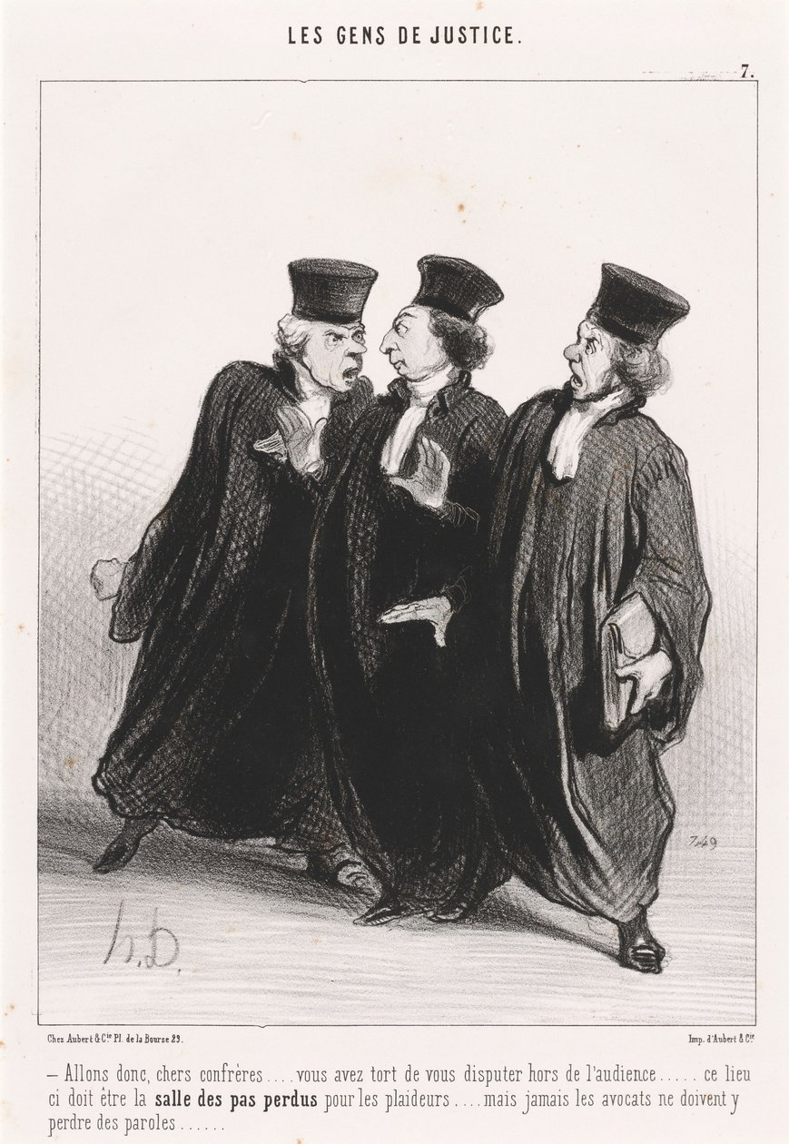 Also los, liebe Kollegen... von Honoré Daumier