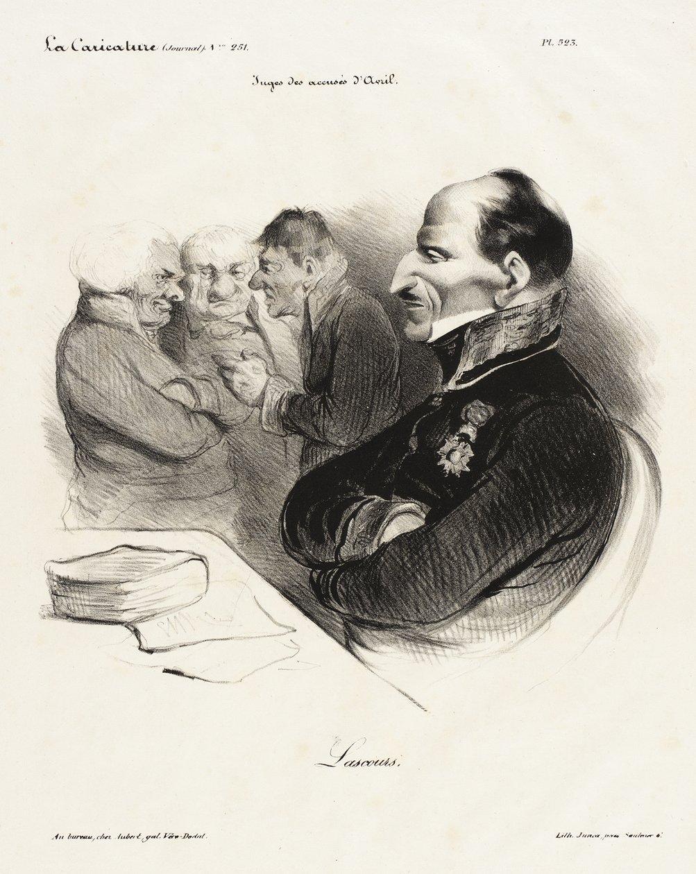 Baron de Lascours von Honoré Daumier