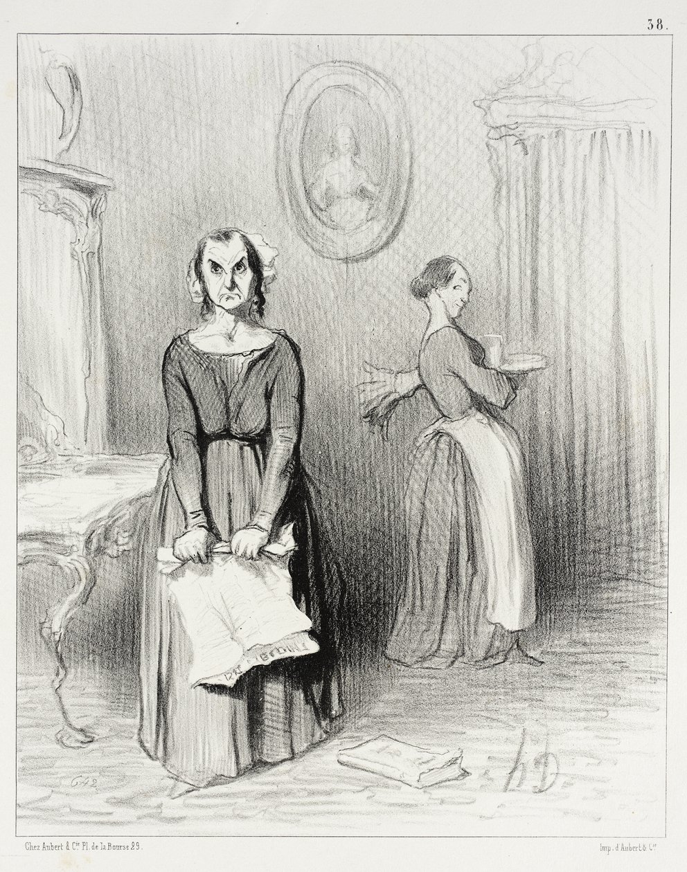 Diese Zeitung findet mein Werk erbärmlich... von Honoré Daumier
