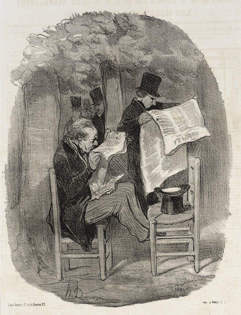 Was der Bürger eine kleine Ablenkung nennt von Honoré Daumier