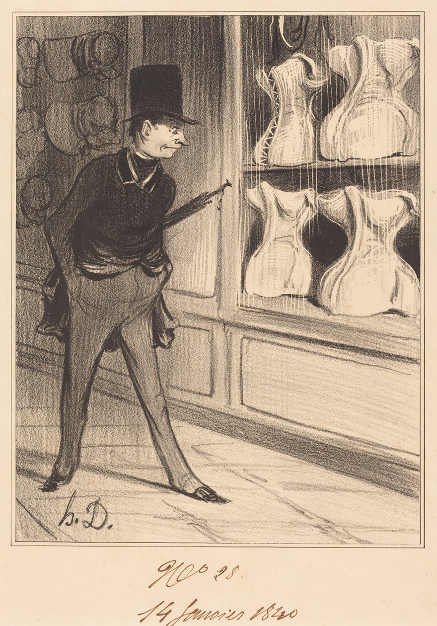 Das ist einzigartig! Ich habe vier Größen genommen... von Honoré Daumier