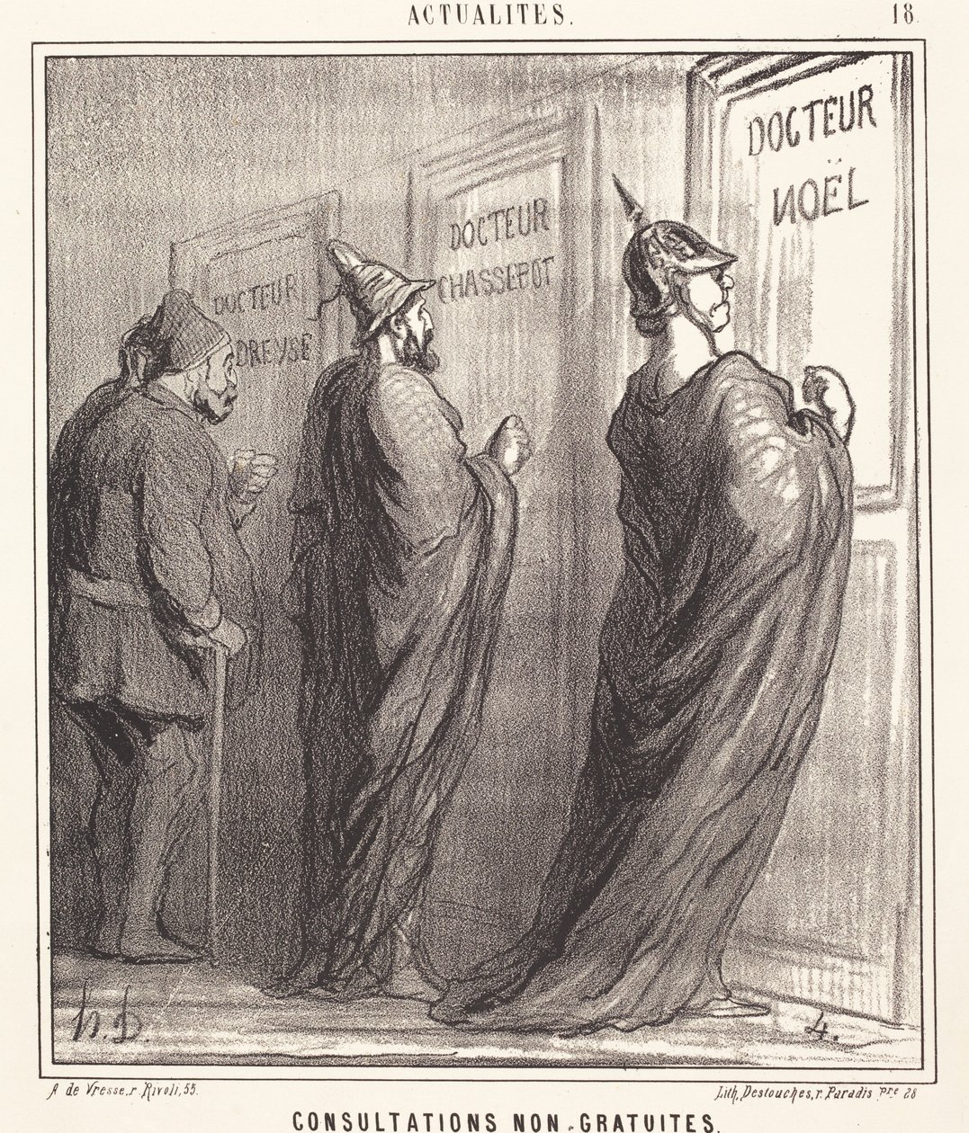 Nicht kostenlose Beratungen von Honoré Daumier