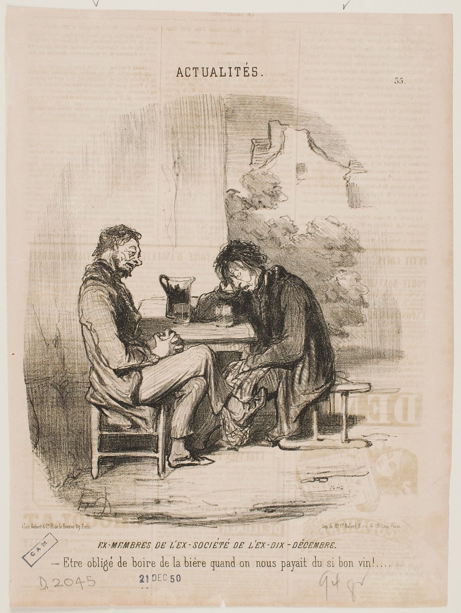 EHEMALIGE MITGLIEDER von Honoré Daumier