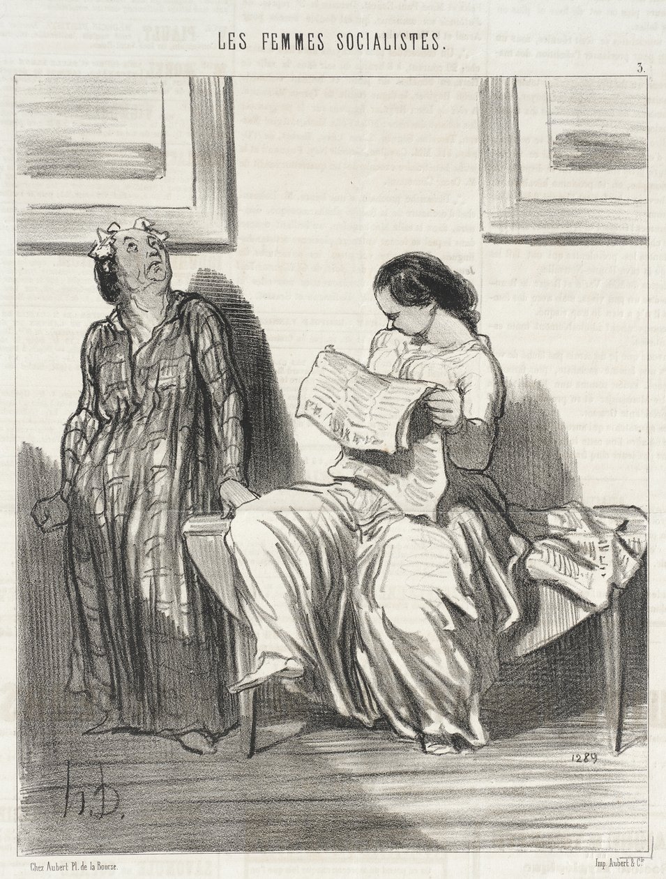Es scheint, dass die Clubs...geschlossen werden... von Honoré Daumier