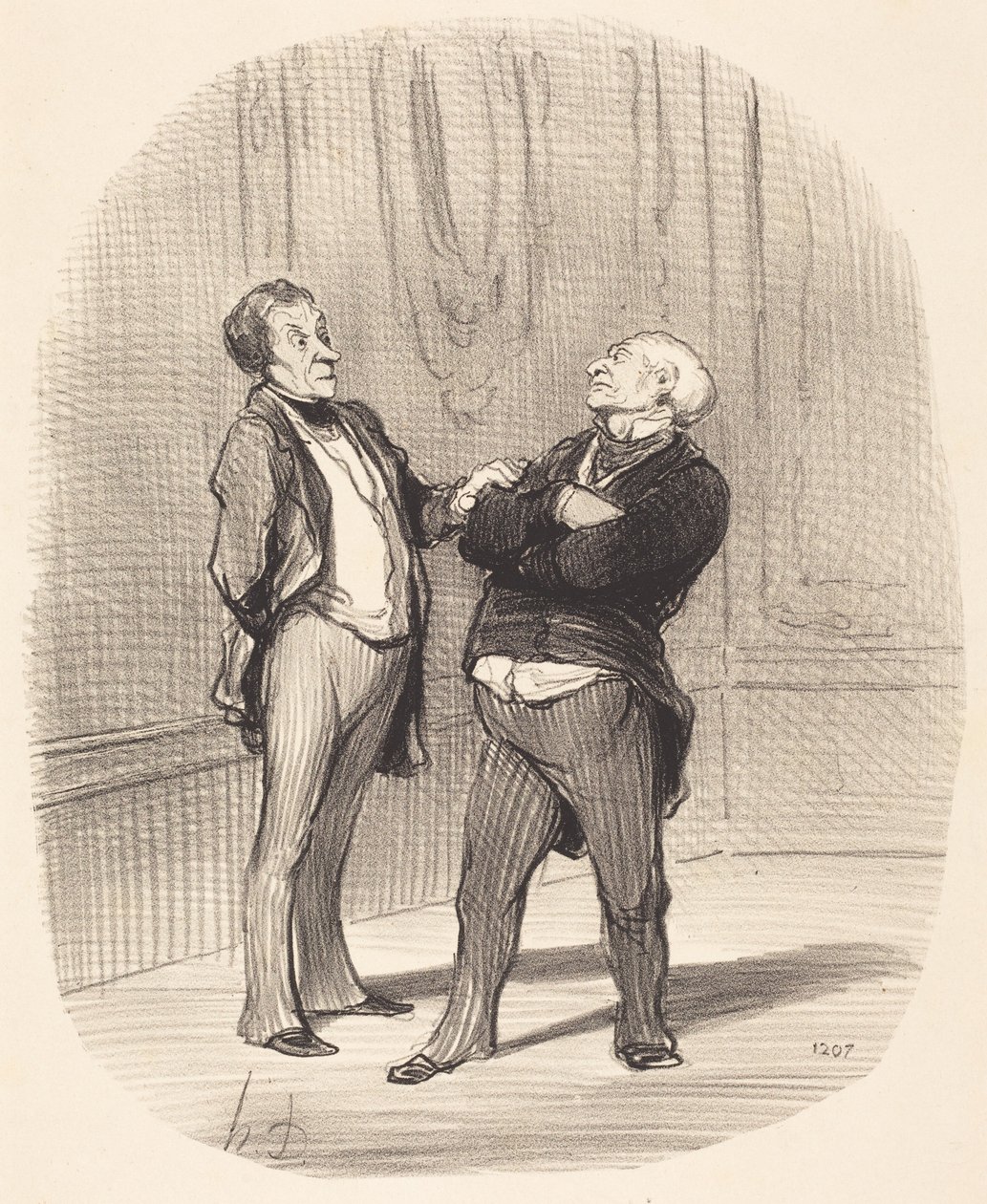 Es herrscht Krieg... die Mieten werden... sinken... von Honoré Daumier