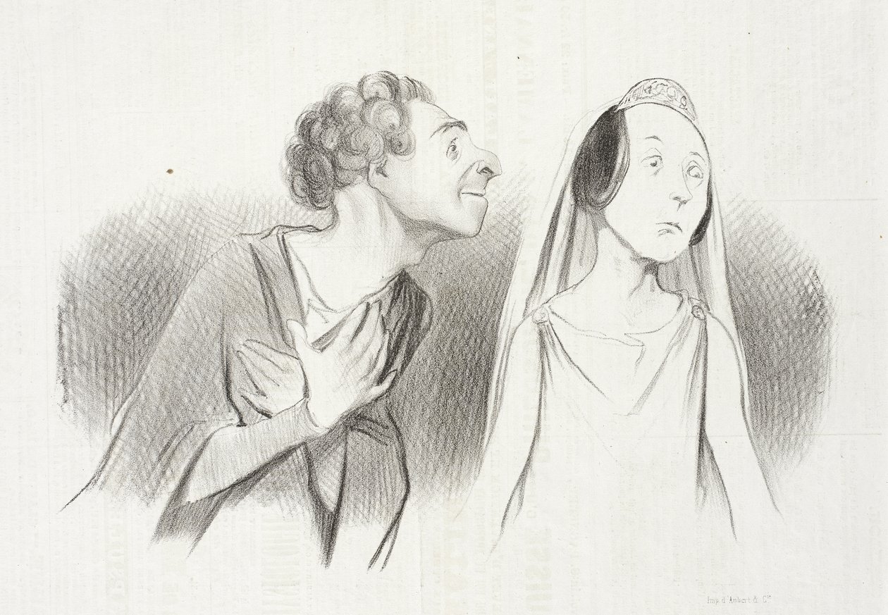Ich gehe verliebter als... je... von Honoré Daumier