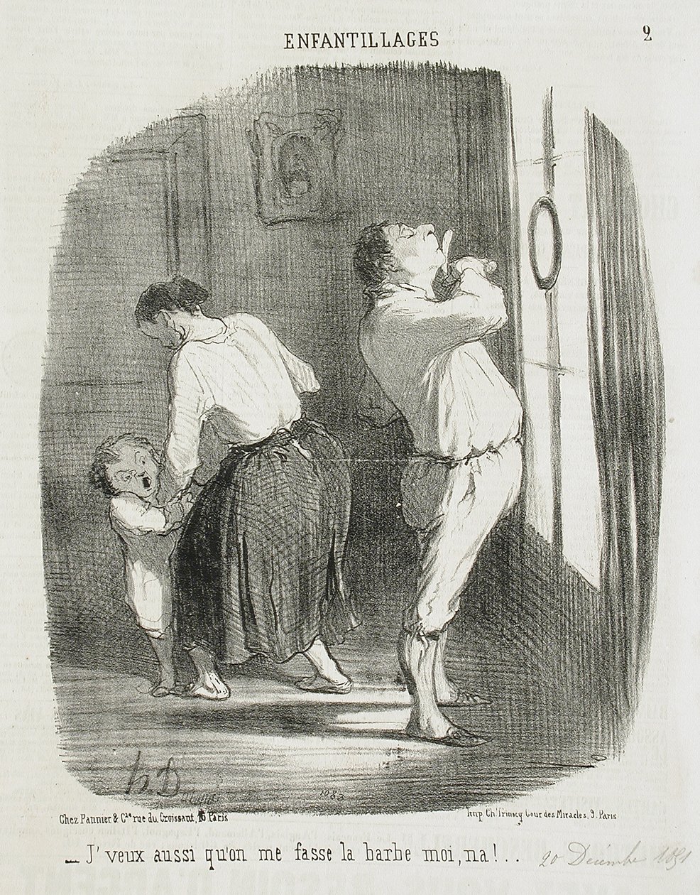 Ich will auch, dass man mir... von Honoré Daumier