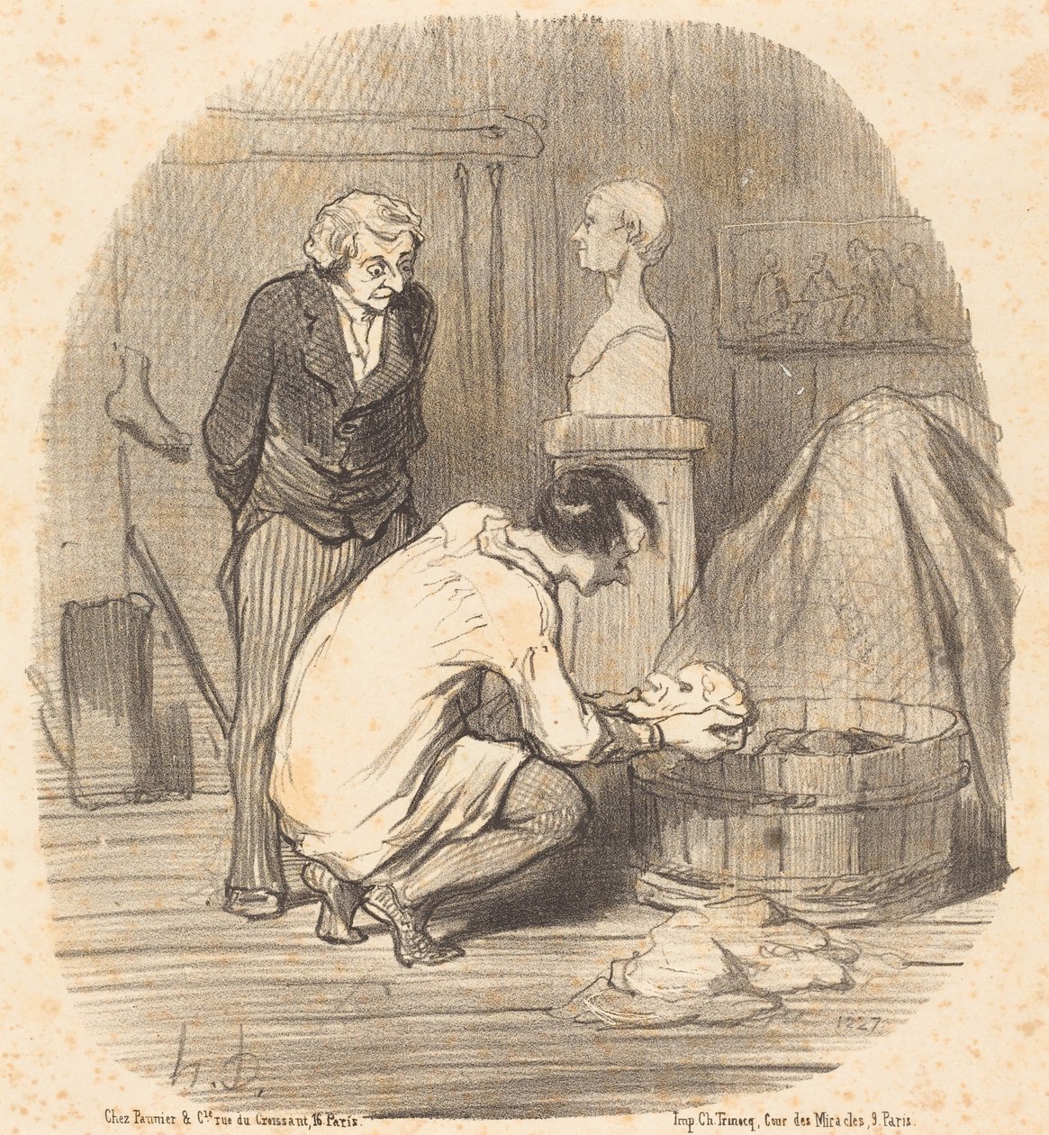 Der Künstler - Voilà qui est terminé!... von Honoré Daumier