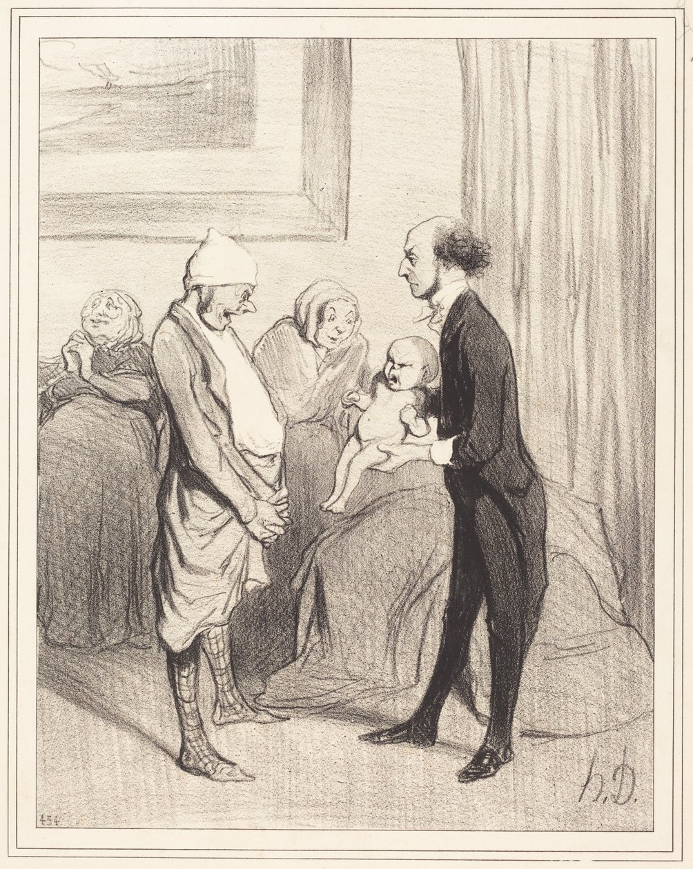 Der Eintritt ins Leben von Honoré Daumier