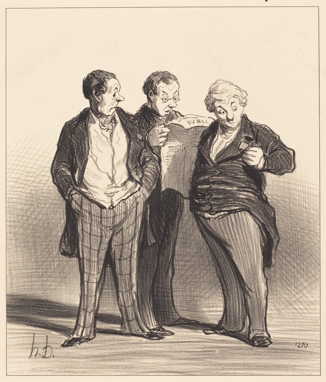 Das Verbot des Tragens von Auszeichnungen von Honoré Daumier