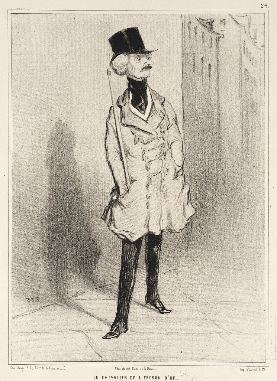 Der Ritter vom Goldenen Sporn von Honoré Daumier